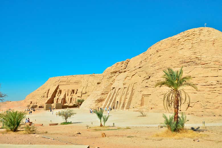 Les ruines d'Abou Simbel